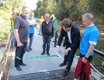 Inauguration of the pedestrian access to the Adventure Park from the Apeadeiro da Palminheira (railway interface).